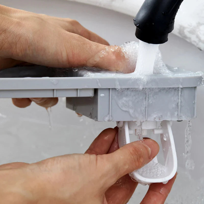 Dispensador De Creme Dental Automático e suporte De Escova De Dentes Invertido