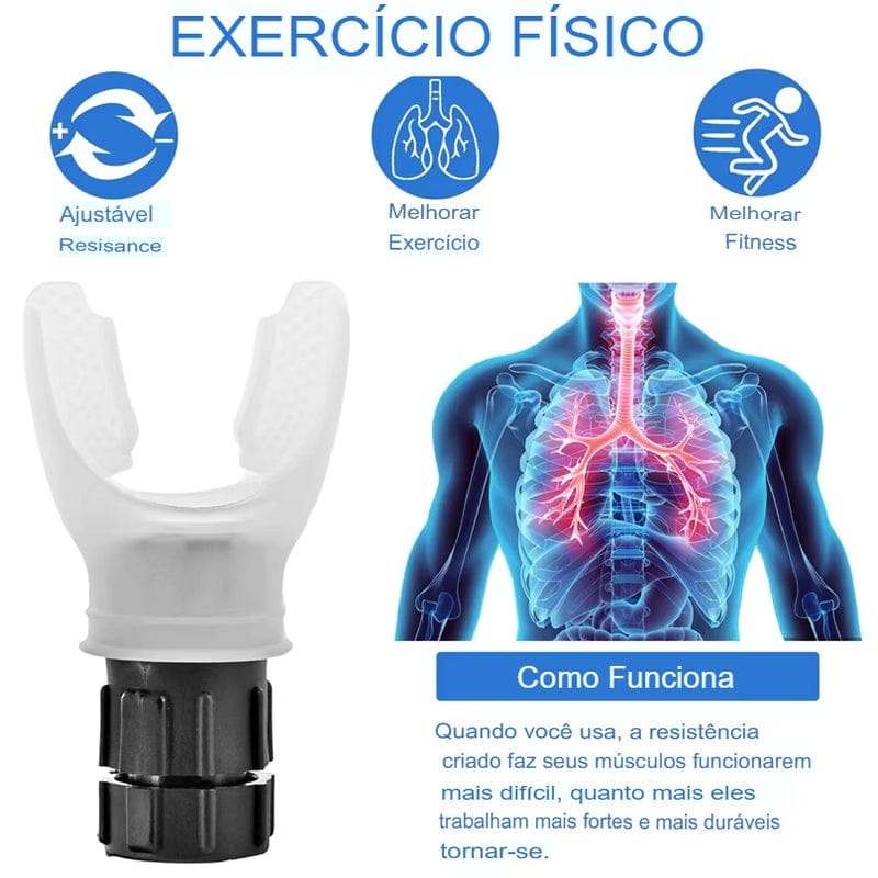 Respirador Lung trainer 🔥 PAGUE 1, LEVE 2 🔥 - Potencialize seus pulmões para o máximo desempenho